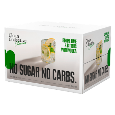 Clean Collective Lemon Lime Bitters 12pk cans