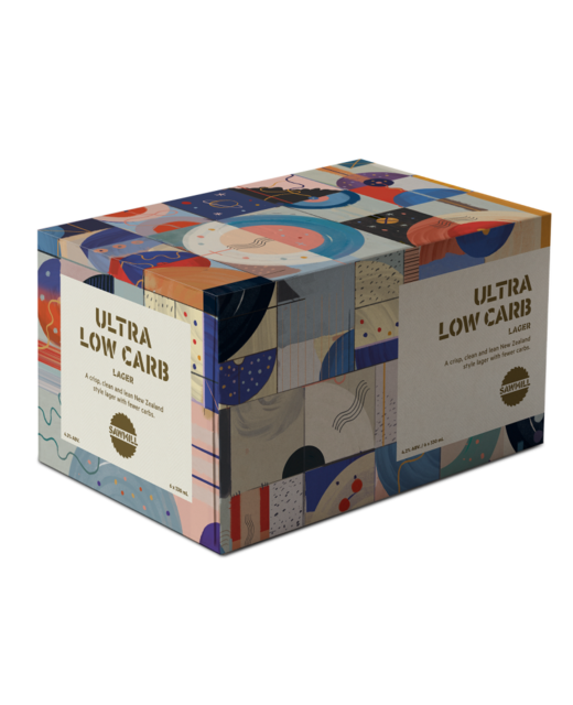 Sawmill Utra Low Carb Lager 6pk cans