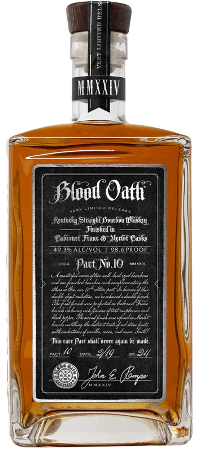 Blood Oath Pact No10 Bourbon 750ml