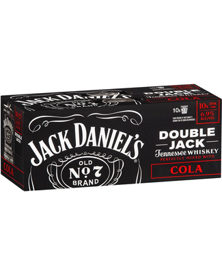Jack Daniels Double Jack 10pk 375ml