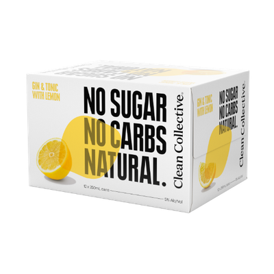 Clean Co G&amp;T 12pk cans