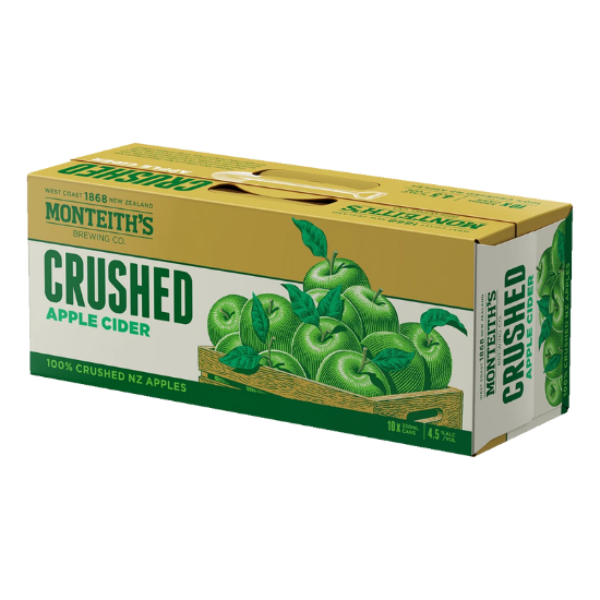 Monteiths Crushed Apple Cider 10pk cans