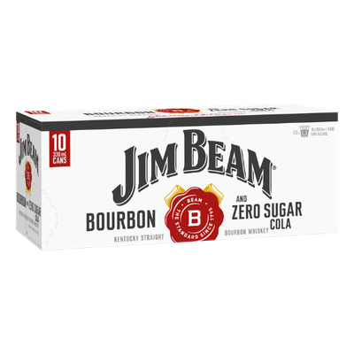 Jim Beam Cola Zero Sugar 10pk