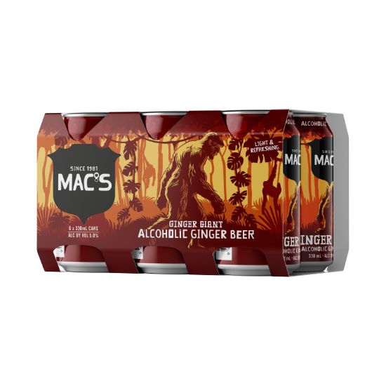 Macs Ginger Giant Alcoholic Gingerbeer 6pk