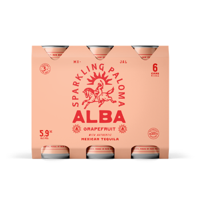 Alba Sparkling Paloma Grapefruit 6pk