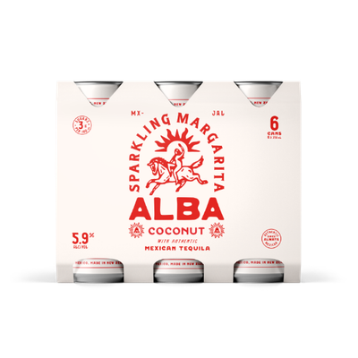 Alba Sparkling Coconut Margarita 6pk