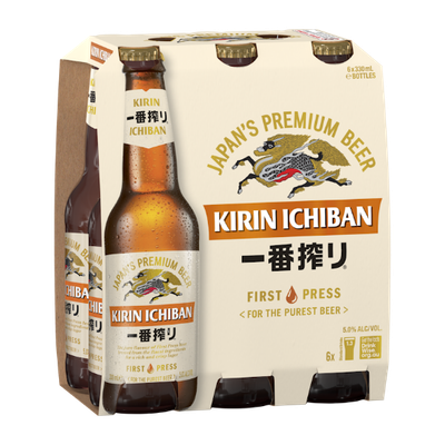 Kirin Ichiban 6 x 330ml bottles