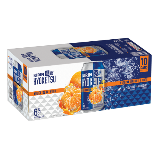 Kirin Hyoketsu Mandarin 10pk cans