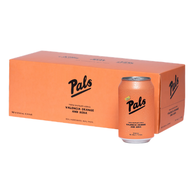 Pals Valencia Orange &amp; Soda 10pk cans
