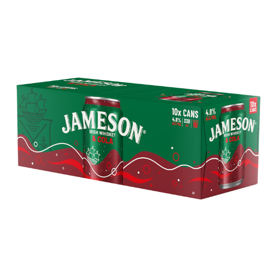 Jameson &amp; Cola 10pk cans