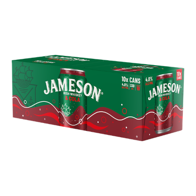Jameson &amp; Cola 10pk cans