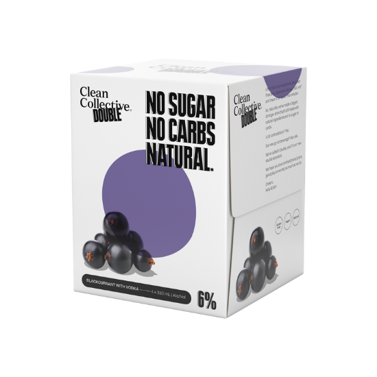 Clean Collective Double Blackcurrant 4pk