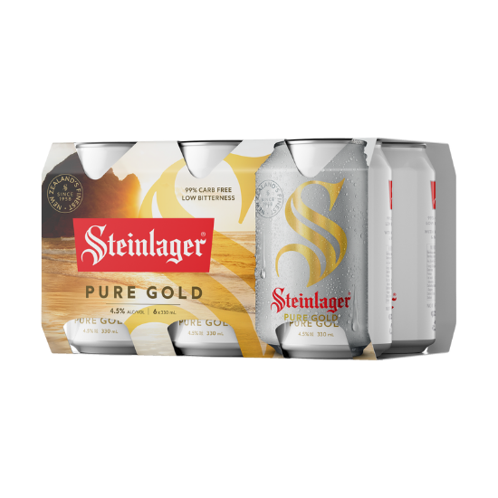 Steinlager Pure Gold 6pk cans