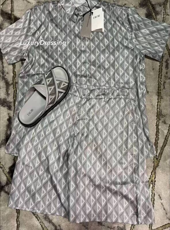 Dior set (short &amp; shirt)