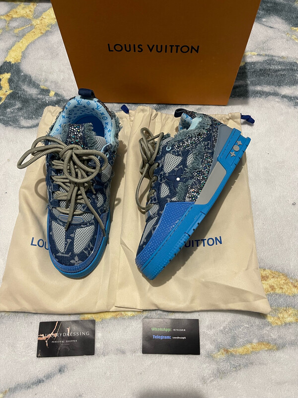 LV Skate Blue Swarovski Monogram 
 ✨🥶