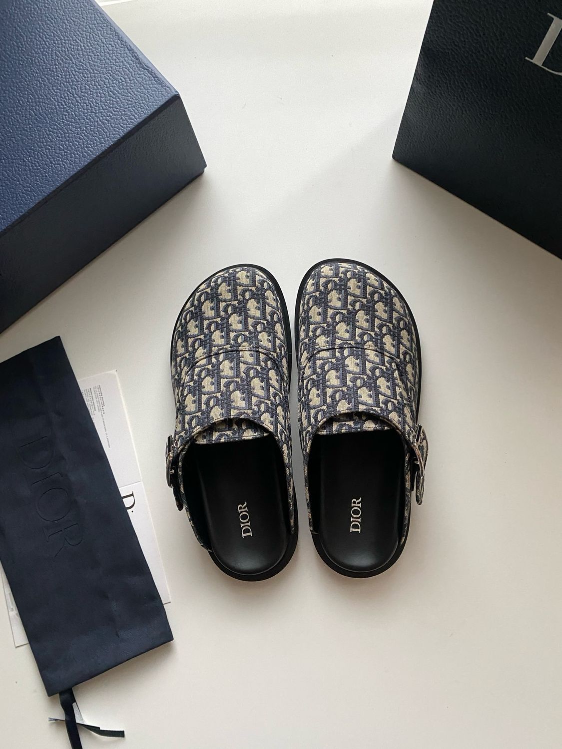 Dior Aqua Mule Oblique