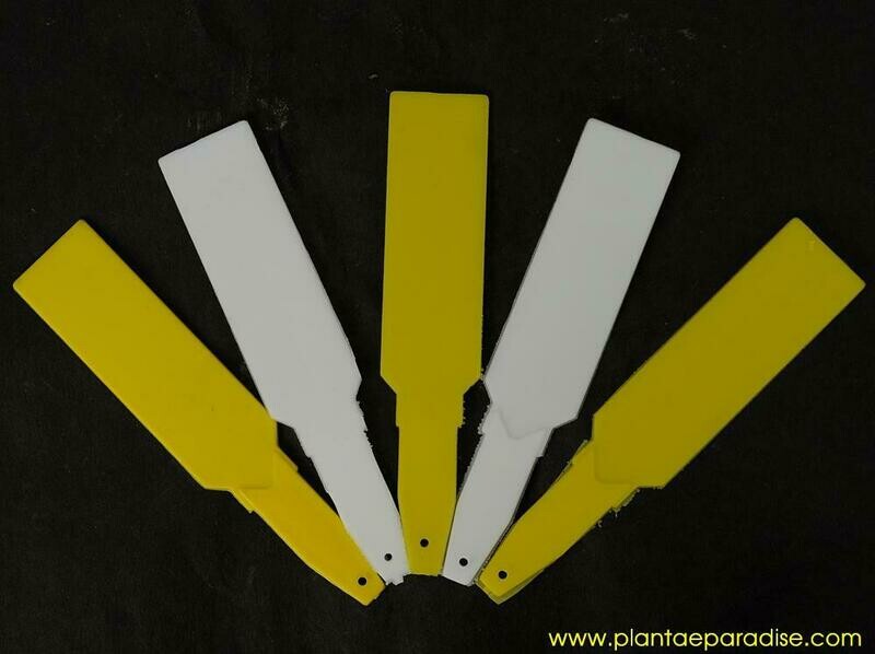 Plant Tags Arrow labels ( Stake Type) Set of 100 Yellow
