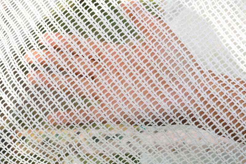 Premium White Tape Net - 50% Shade with Neat Weave