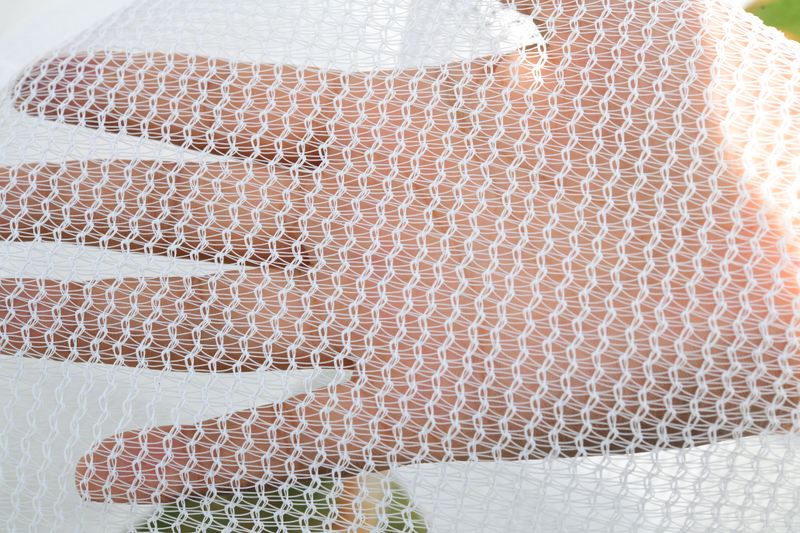 White Nylon Monofilament Shade Net - 50% Shade Long Life