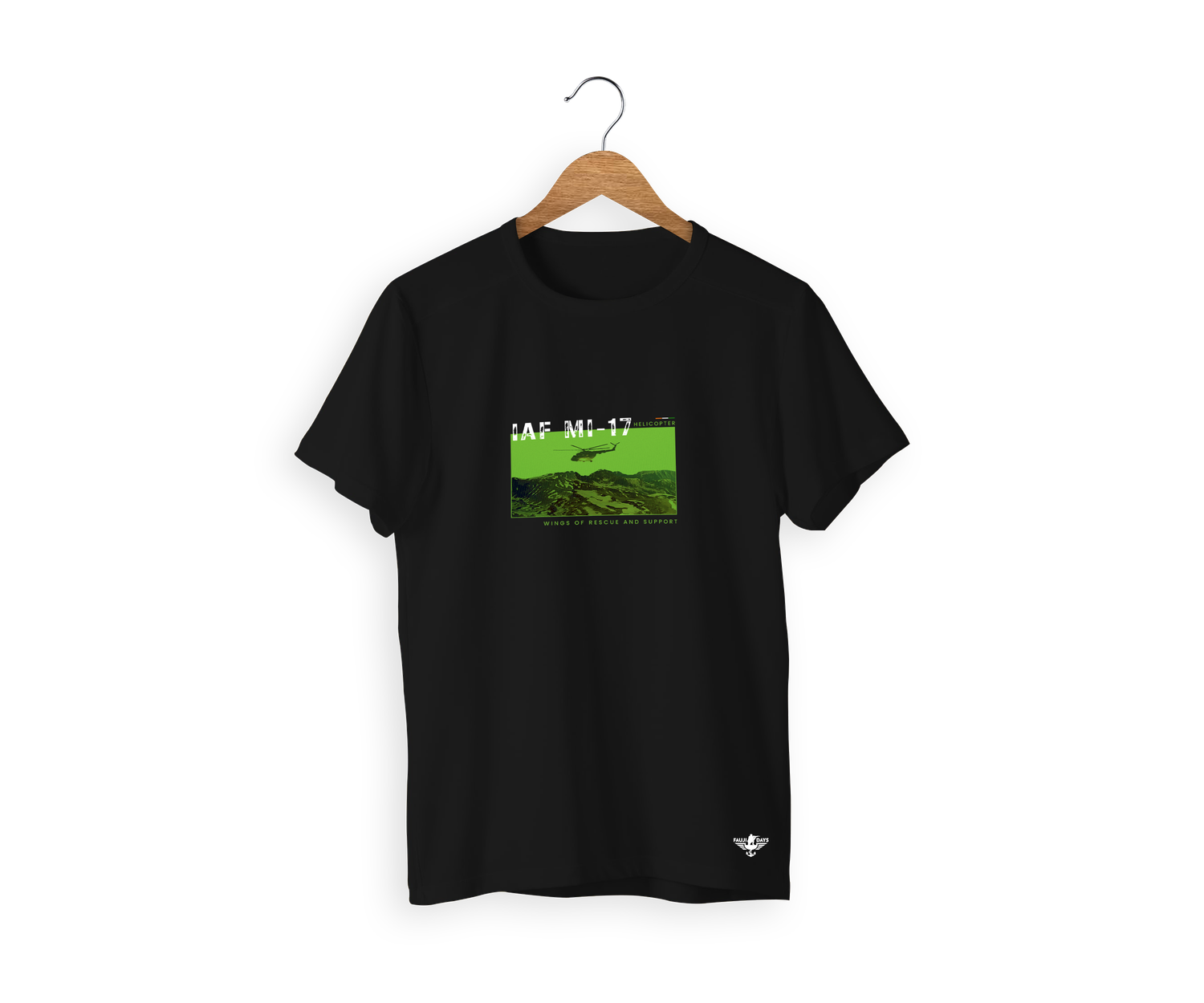 IAF MI-17 Black T-Shirt