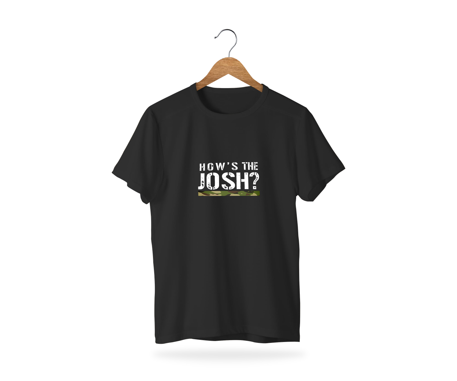 How&#39;s The Josh? T-Shirt, Size: S, Colour: Balck