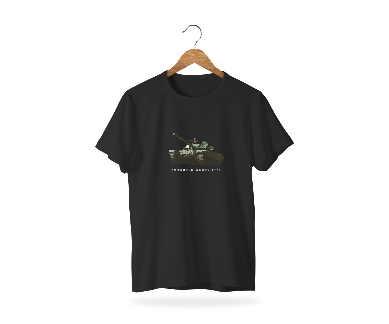 Armoured Corps T-72 T-Shirt, Size: S, Colour: Black