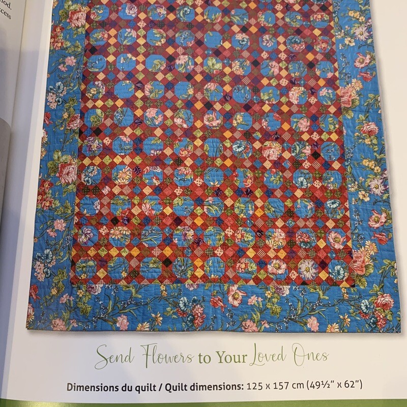 Send Flowers to Your Loved Ones from the Millefiori Quilting Book 4