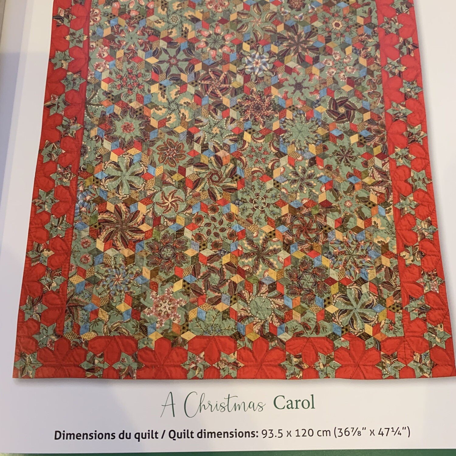 A Christmas Carol from the Millefiori Quilting Book 4