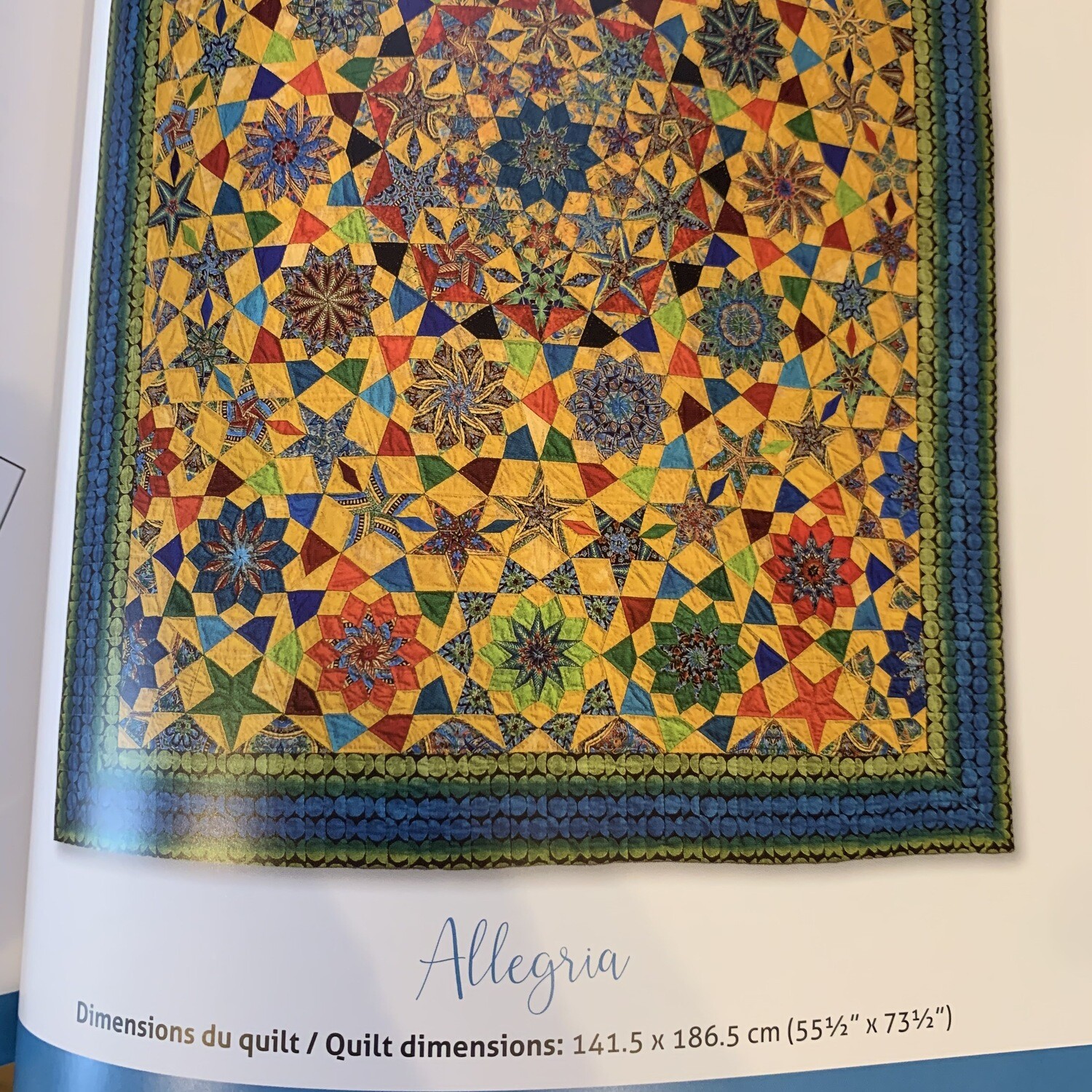 Allegria from the Millefiori Quilting Book 4