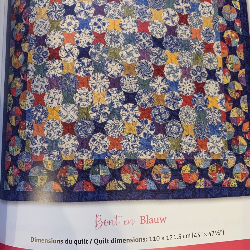 Bont en Blauw from the Millefiori Quilting Book 4