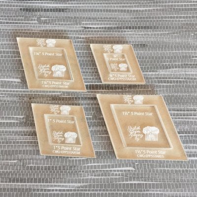 5 Point Star SMALL SET
