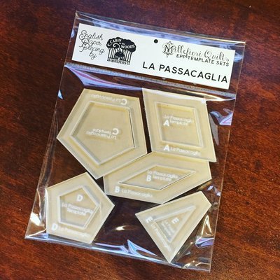 La Passacaglia - Millefiori Quilts EPP template Set