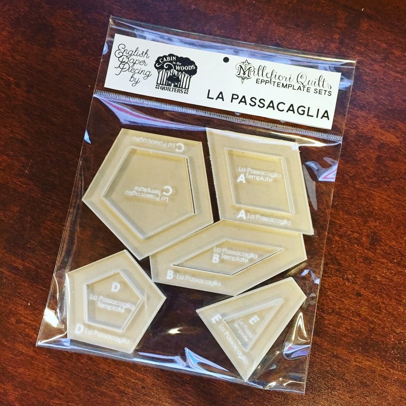 La Passacaglia - Millefiori Quilts EPP template Set