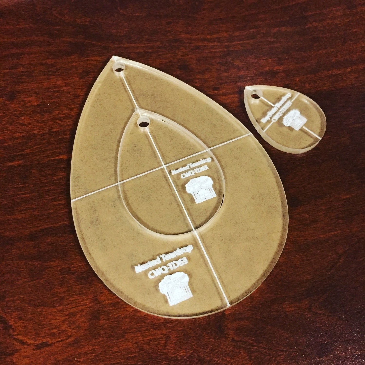 Nested Teardrop Template