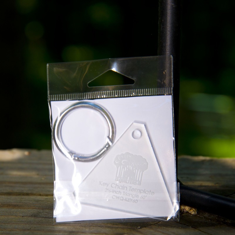 60 Triangle Keychain
