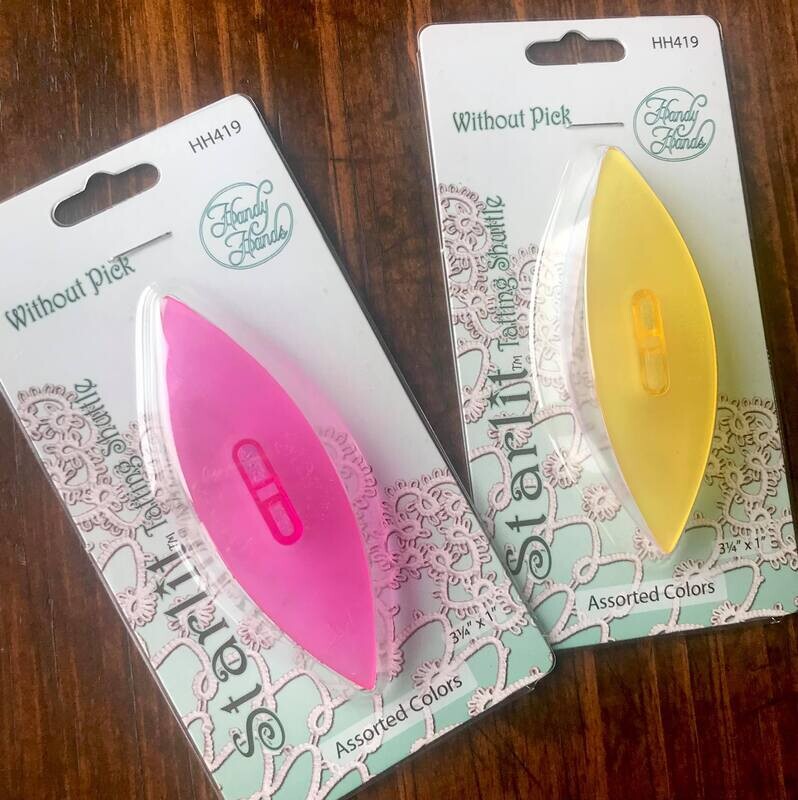 Starlit tatting shuttle, assorted colors