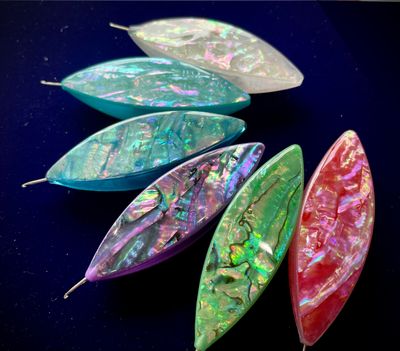 Abalone and Shell veneer shuttles