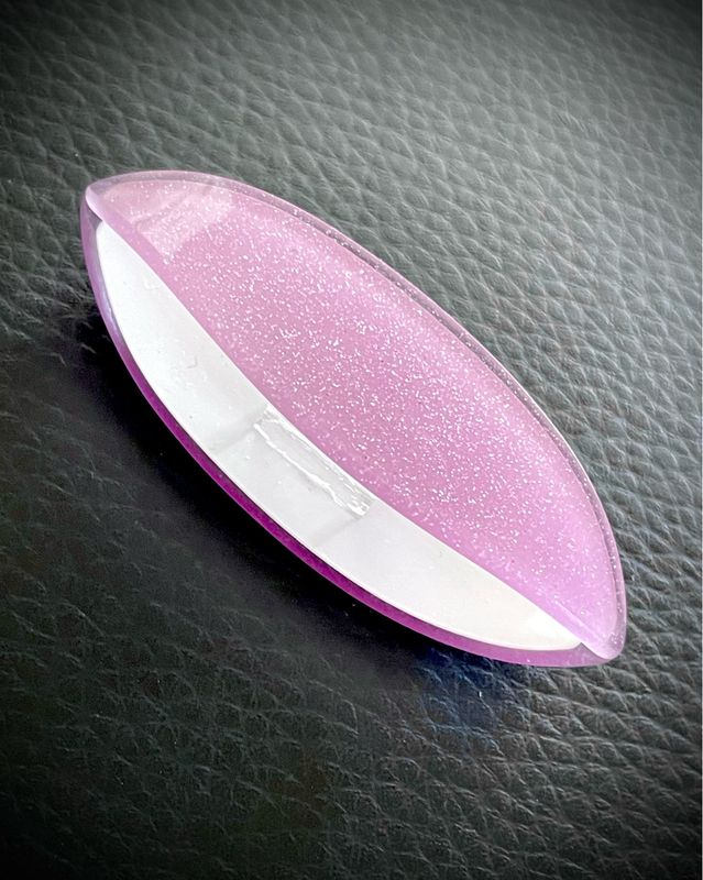 Acrylic shuttle, Sparkle and Shine, Dusty Lavender