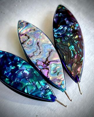 Moonmlit shuttles decorated with Abalone and Shell veneer