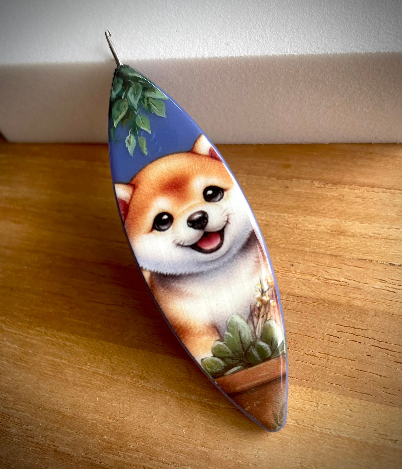 Moonlit shuttle decorated on one side, Happy Puppy_3
