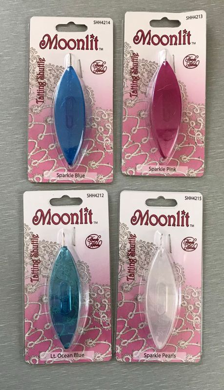 Moonlit tatting shuttles, assorted colors