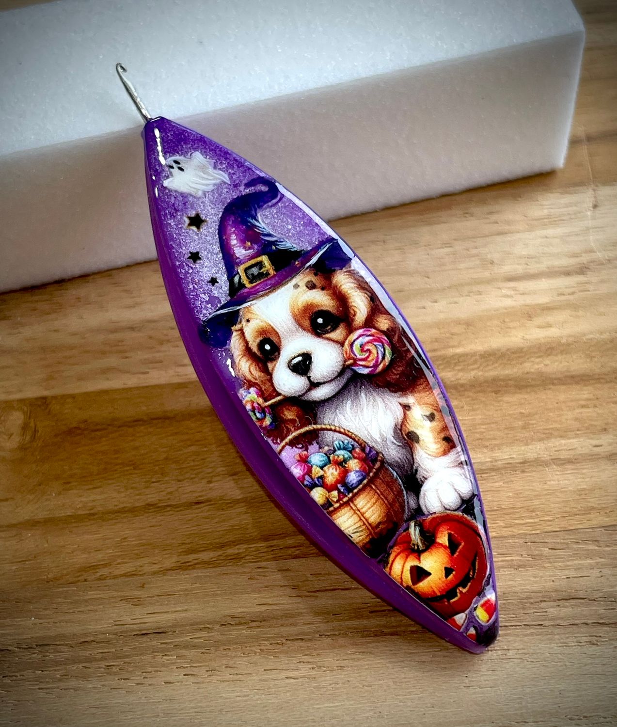 Moonlit shuttle decorated on one side, The Witch&#39;s Sweet Friend