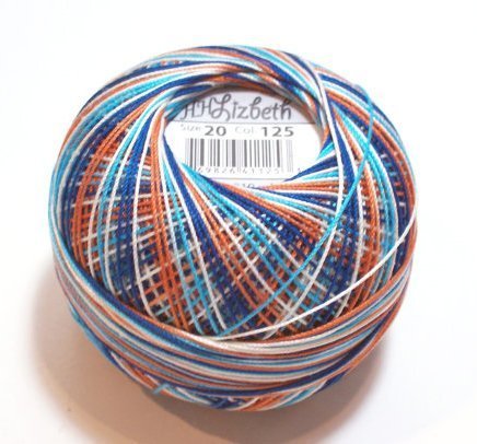 Col.125, Sea Scape, Lizbeth thread