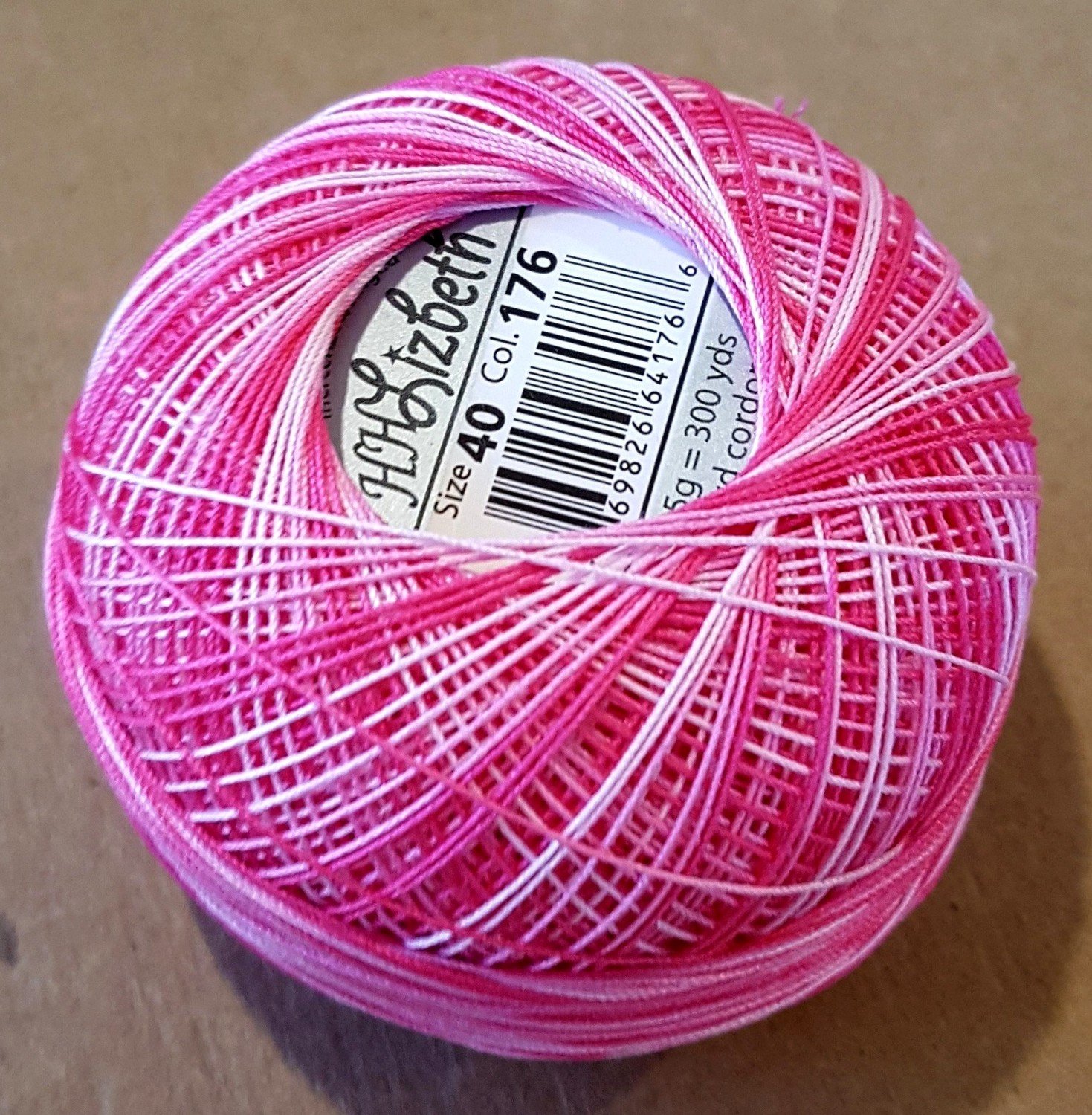 Col.176, Pink Blossom, Lizbeth thread