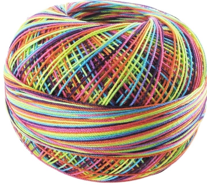 Col.184, Rainbow Splash, Lizbeth thread