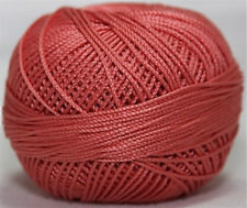 Col.609, Coral Pink Dk, Lizbeth thread