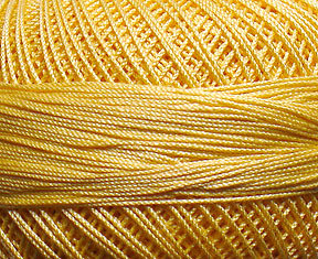 Col.616, Daffodil Med., Lizbeth thread