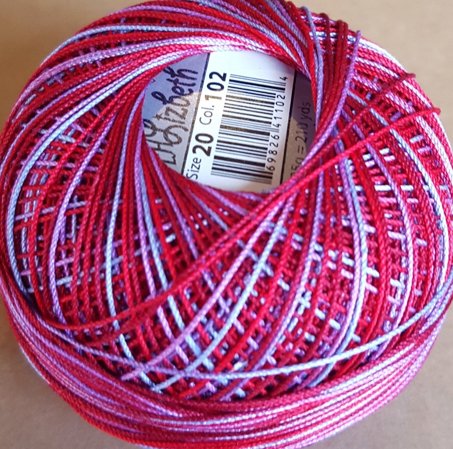Col.102, Western Sunset, Lizbeth thread