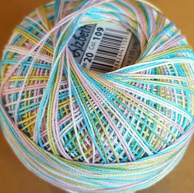 Col.109, Wild Flower, Lizbeth thread