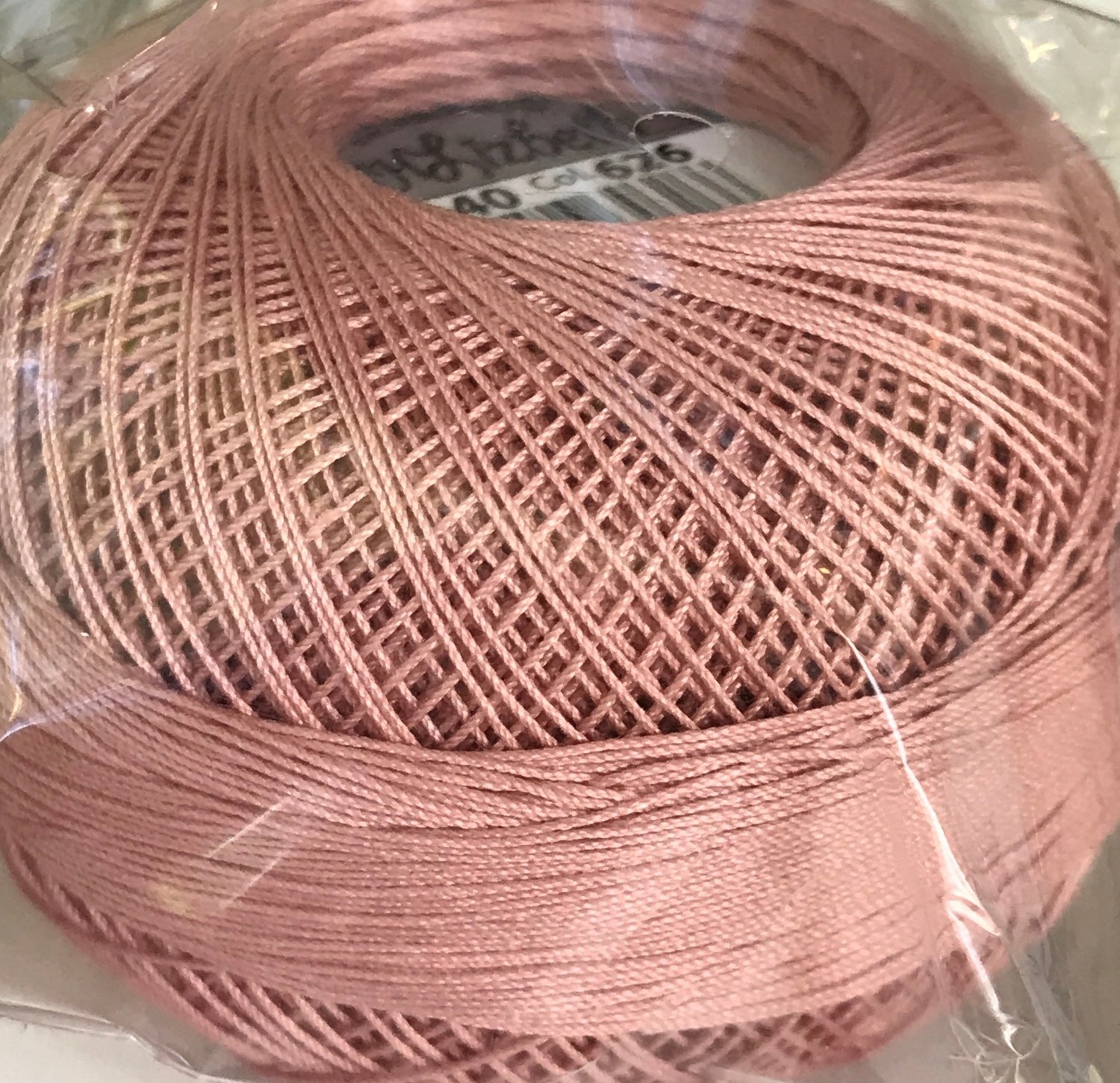 Col.626, Shell Pink Lt., Lizbeth thread